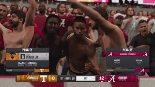 Alabama vs Tennessee 2024 simulation 1st Half [upl. by Warrenne963]