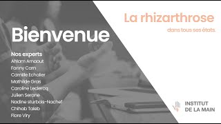 Webinar 6  La rhizarthrose dans tous ses états [upl. by Brodeur]