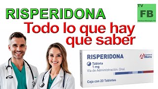 RISPERIDONA Para qué Sirve Cómo se toma y todo lo que hay que saber ¡Medicamento Seguro👨‍🔬💊 [upl. by Sobel119]