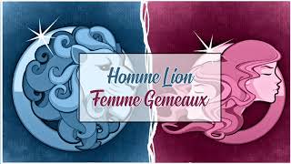 Homme Lion ♌ Femme Gémeaux ♊  Compatibilité Amoureuse Astrologique [upl. by Laet]