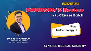 Endocrinology1 Davidsons Review in 26 Classes Batch [upl. by Adara]