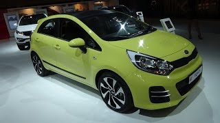 2015  KIA Rio CVVT  Exterior and Interior  Auto Show AutoRAI Amsterdam 2015 [upl. by Nivlac]