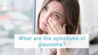 What are the symptoms of glaucoma [upl. by Yenaffit]