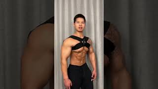 Open shoulders straight back training belt suitable for beginners [upl. by Leduar]