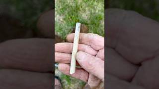 Found A Clay Pipestem shorts clay pipe pipe Stem relic [upl. by Jehanna87]