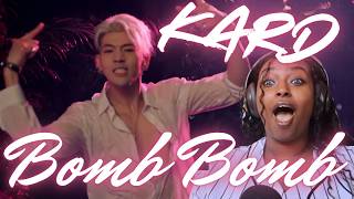 KARD  FIRST TIME REACTION  THEY GOT ME FROM ALL ANGLES 🥵  BOMB BOMB MV [upl. by Oirtemed255]