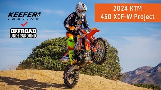 2024 KTM 450 XCFW Project Bike [upl. by Darum]