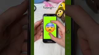 TUTORIAL Emojis Gif TREND 👀😂 trend magic tutorial backstage creative lol shorts [upl. by Feil]