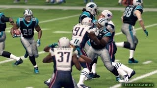 NFL 2013 MNF Week 11  New England Patriots vs Carolina Panthers  1st Qrt  Madden NFL 25  HD [upl. by Yboj]