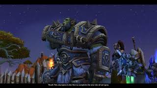 Heritage Armor Orc  In Game Cutscene [upl. by Gentille]