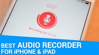 Best Audio Recorder Apps for iPhone amp iPad [upl. by Connie]