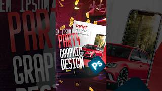 How to design a Car social media post  Photoshop Tutorial graphicdesign photoshop shorts [upl. by Luhey]