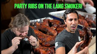 Smoke Like a Pro Mastering PARTY RIBS on the Lang Smoker [upl. by Almond]