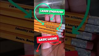 Easy Diy Laser Engraved Pencil Template lasercraft laserengraving lasermachine [upl. by Clellan]