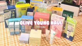 Olive Young Haul 🌷 Kbeauty🌸 Unboxing🌼 Skincare And Makeup Haul Shopping at Olive Young [upl. by Luap584]