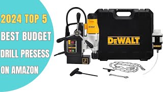 ✅ Top 5 Best Budget Drill Presses for Your Garage or Workshop in 2024 [upl. by Aviva944]