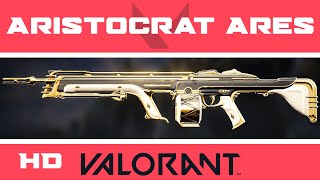 Aristocrat Ares VALORANT Skin  HD Skins Showcase [upl. by Leacock]