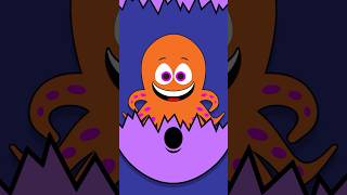 Shake Shake Shake Pop octopus toddler learning cartoonforkids BabyBigMouth egg shorts [upl. by Herbst]