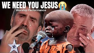 6 year old AFRICAN Kid on AGT America makes everyone cry with heartbreaking song Goodness of God [upl. by Ahl]