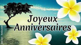 JOYEUX ANNIVERSAIRE  joliecarteanniversaire [upl. by Acirea130]