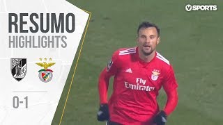 Highlights  Resumo Vitória SC 01 Benfica Liga 1819 18 [upl. by Nnahteb]