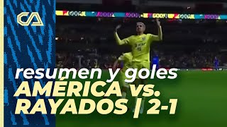 Resumen y goles  América 21 Monterrey  Clausura 2023  Jornada 14 [upl. by Paske]