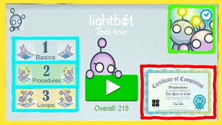 Lightbot Code Hour  All Levels BASICS PROCEDURES amp LOOPS [upl. by Lledrev477]