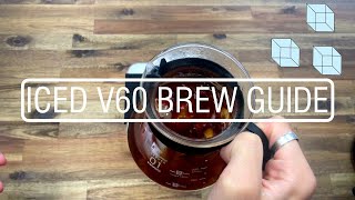 Iced V60 Brew Guide Method  Basic Barista Coffee Guide [upl. by Noizneb529]