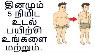 Udal edai kuraiya exercise I thoppai kuraiya exercise I weight loss exercise in tamil [upl. by Llednov]