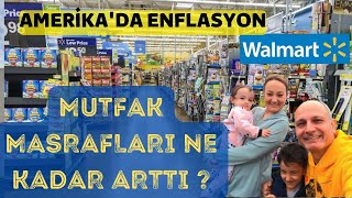 Amerikada Enflasyon  Walmart  Market Masrafımız  Amerikada Yaşam  Market Alışverişimiz 26 [upl. by Anaujal297]