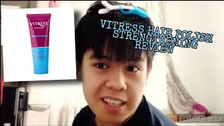 VITRESS HAIR POLISH STRENGHTHENING REVIEW VLOG 66 [upl. by Lebatsirhc]