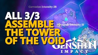 Assemble the Tower of the Void Genshin Impact All 33 [upl. by Carolus]