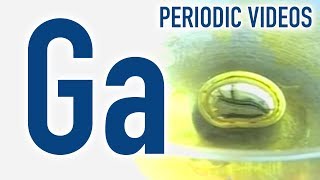 Gallium beating heart  Periodic Table of Videos [upl. by Manvil550]