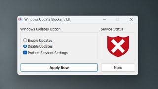 Win Disable Windows Update Super Easy [upl. by Annatnom]