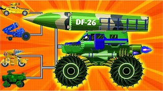 This is how we met the Monster  AVOTOROS SHAMAN 8X8 Tank Vs M4  T10  Cartoons about tanks [upl. by Kannan]