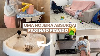 FAXINA PESADA E COMPLETA NA CASA TODA MOTIVAÇÃO DE LIMPEZA [upl. by Anitselec383]