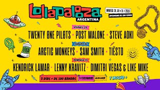 Lineup por día 2019  Lollapalooza Argentina [upl. by Christoph]