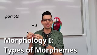 Week 41 Morphology I Types of Morphemes [upl. by Spiegelman]