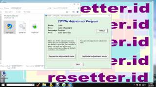 reset resetter epson L395 L495 with keygen wwwresetterid [upl. by Lauzon]