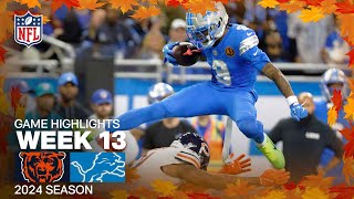 Chicago Bears vs Detroit Lions  2024 Week 13 Game Highlights [upl. by Essie130]