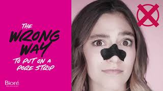 How To Properly Apply Bioré Pore Strips [upl. by Mae63]