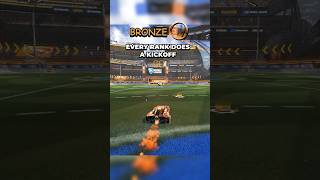 Every Rank Does a Kickoff in Rocket League 🔥 [upl. by Esirtal]