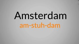 How to pronounce Amsterdam  Amsterdam pronunciation  Amsterdam meaning in Tamil  MrEnglish [upl. by Ceciley]