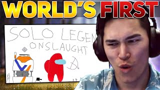 quotWorlds First Solo Legend Onslaughtquot  Aztecross Reacts [upl. by Ylagam438]