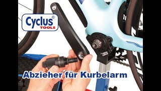 CYCLUS TOOLS® Abziehen amp Reparatur vom Kurbelarm [upl. by Haisej]