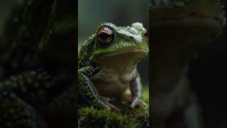 Adorable Frog Leaping Through the Pond  Natures Tiny Acrobat [upl. by Longwood318]