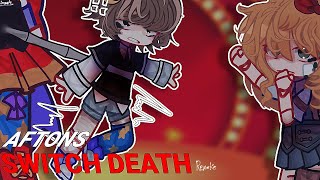 aftons switch deaths  gacha fnaf remake [upl. by Otrevlig]