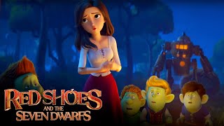 Red Shoes and the Seven Dwarfs 2019 Movie  Chloë Grace Moretz  updates Review amp Facts [upl. by Minda]