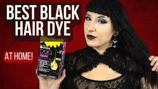 Best BLACK hair dye 2022  black box dye at home [upl. by Relyks198]