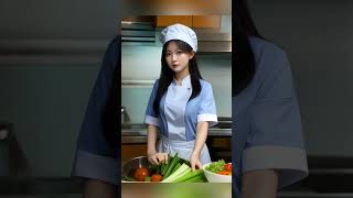 女厨师的一生 the life of a female chef chef life girl aianimation ai [upl. by Cadmar]